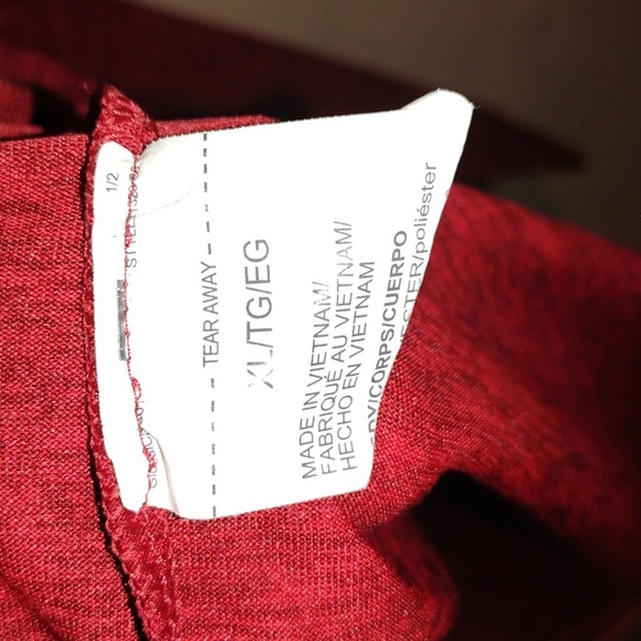 Men's UA Tech™ ½ Zip Long Sleeve Loose Fit Heather Red Pullover XL - Picture 7 of 8